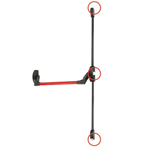 Cisa Fast Push 3punts sluitend complete set